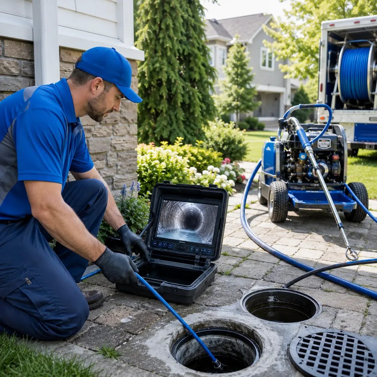 Outdoor drain cleaning professionals serving Sebec, ME