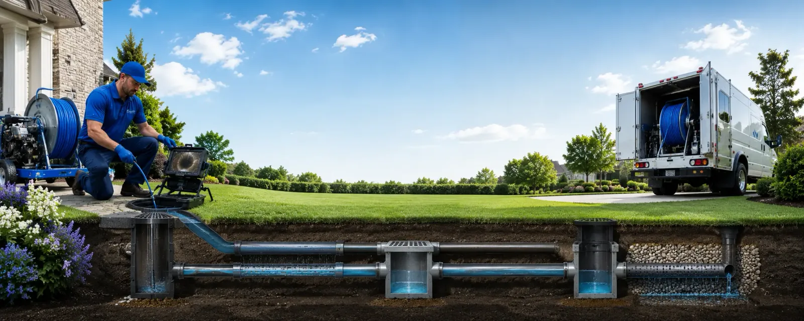 Outdoor drain cleaning information for Sebec, ME